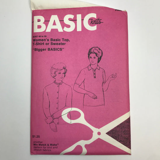 Sewing Pattern - Womenswear - Basic Knits 802