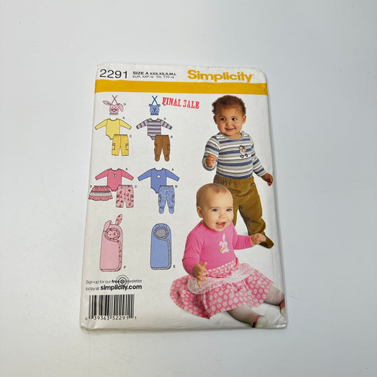 Sewing Pattern - Childrenswear - Simplicity 2291