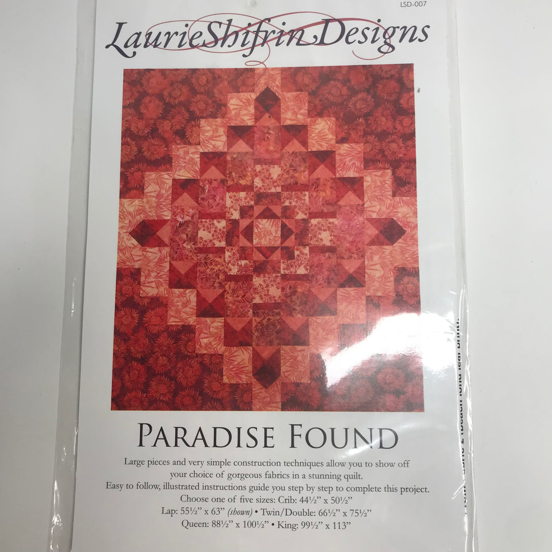 Sewing Pattern - Craft - Laurie Shifrin Designs LSD007