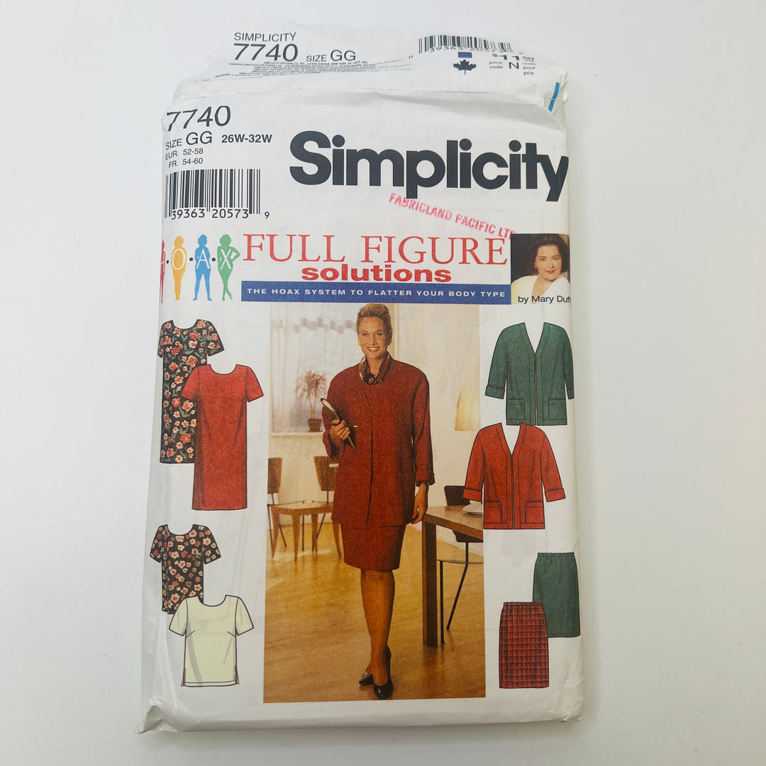 Sewing Pattern - Womenswear - Simplicity 7740