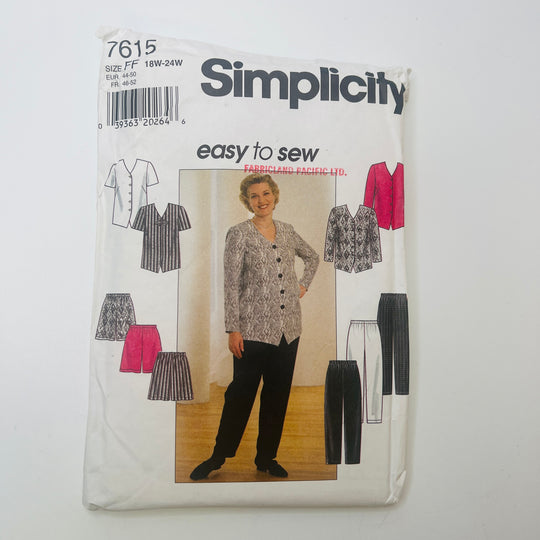 Sewing Pattern - Womenswear - Simplicity 7615