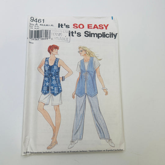 Sewing Pattern - Womenswear - Simplicity 9461