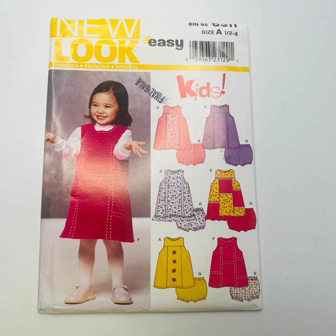 Sewing Pattern - Childrenswear - New Look 6311