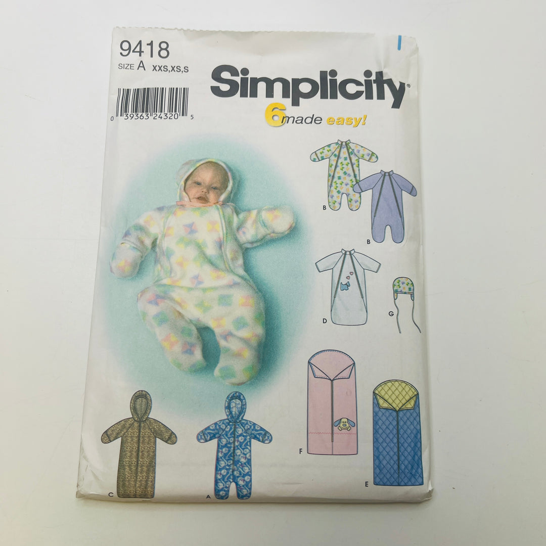Sewing Pattern - Childrenswear - Simplicity 9418