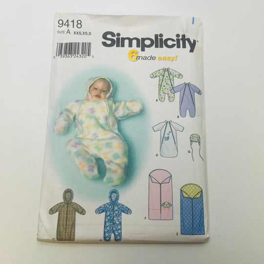 Sewing Pattern - Childrenswear - Simplicity 9418