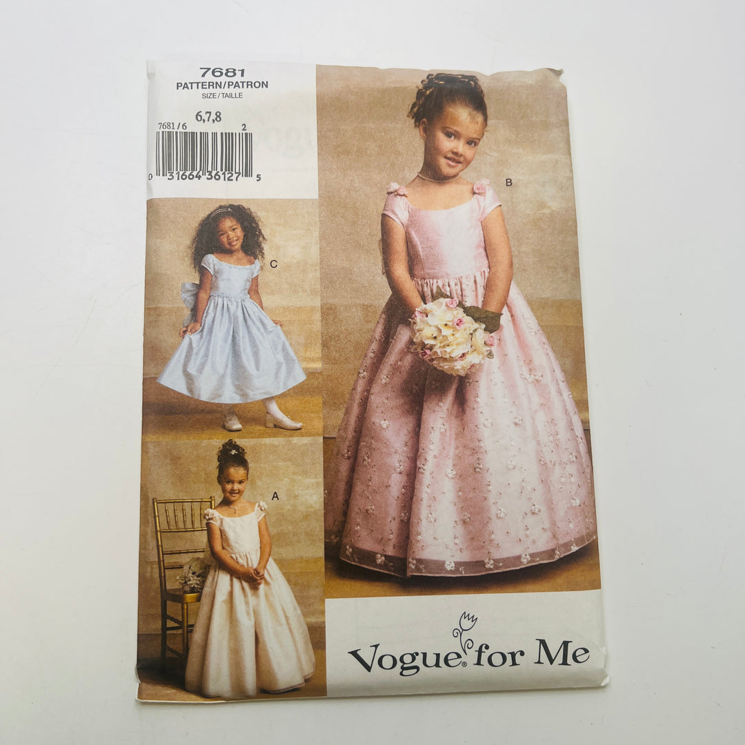 Sewing Pattern - Childrenswear - Vogue 7681