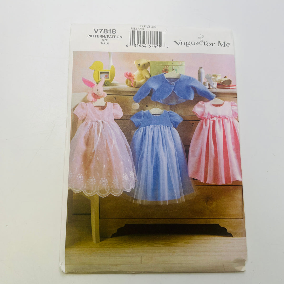 Sewing Pattern - Childrenswear - Vogue 7818