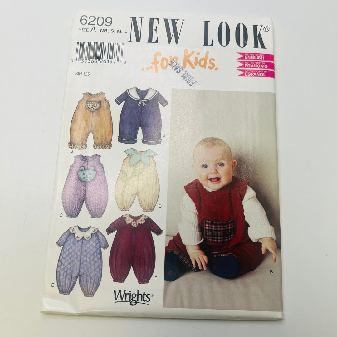 Sewing Pattern - Childrenswear - New Look 6209