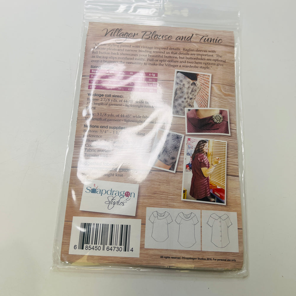 Sewing Pattern - Womenswear - Snapdragon Studios 161