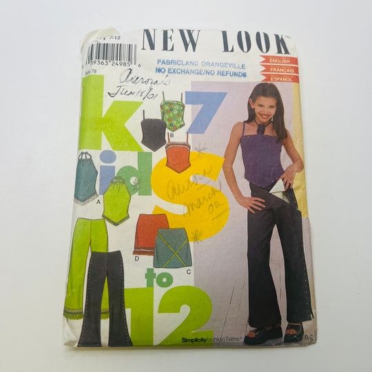Sewing Pattern - Junior - New Look 6098