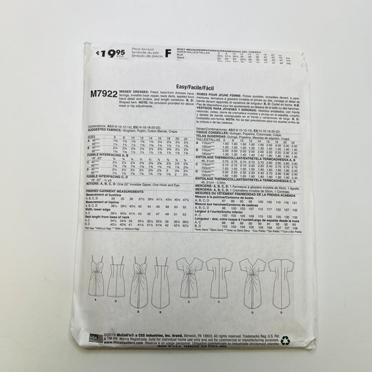 Sewing Pattern - Womenswear - McCall&