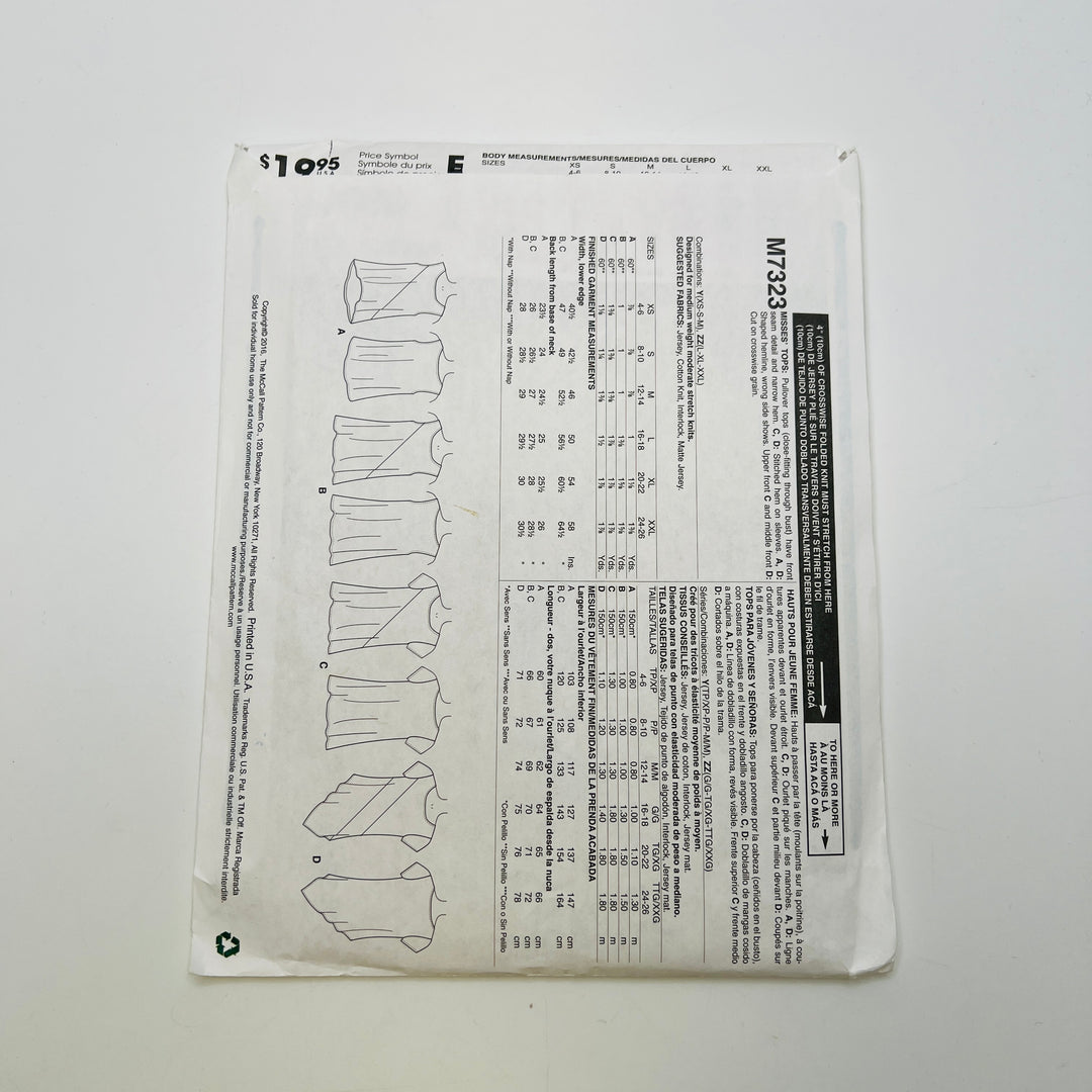 Sewing Pattern - Womenswear - McCall&