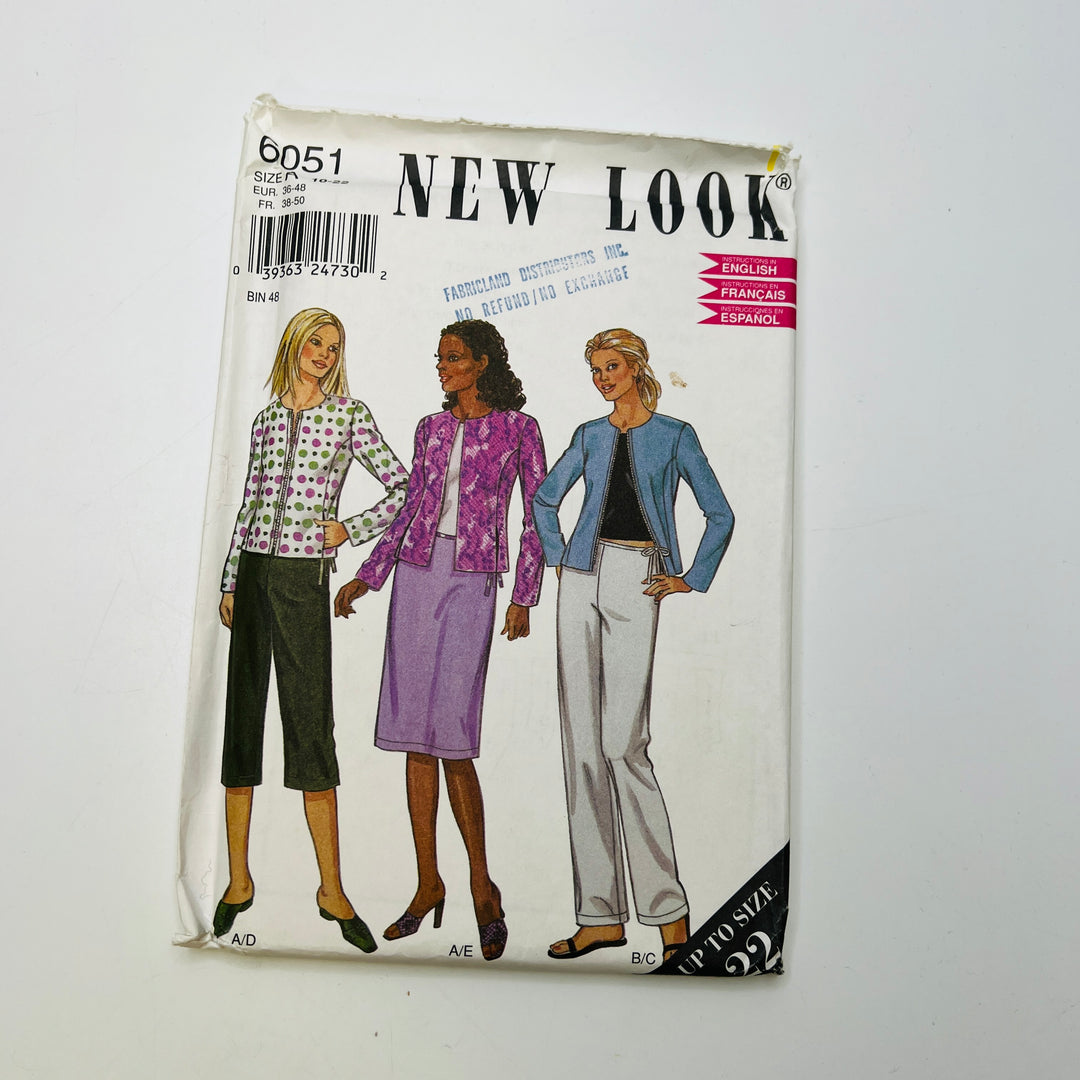 Sewing Pattern - Womenswear - New Look 6051