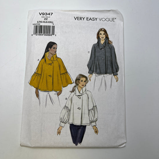 Sewing Pattern - Womenswear - Vogue 9347