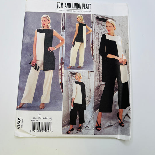 Sewing Pattern - Womenswear - Vogue 1581