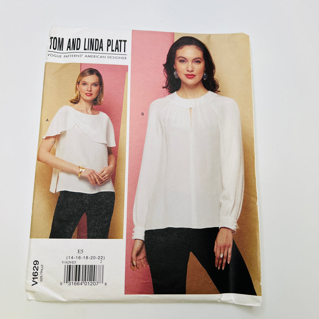Sewing Pattern - Womenswear - Vogue 1629