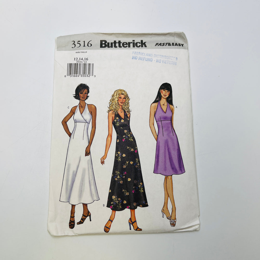 Sewing Pattern - Womenswear - Butterick 3516