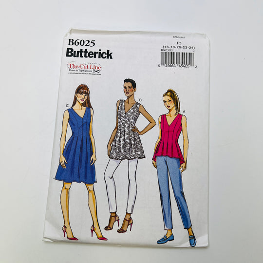 Sewing Pattern - Womenswear - Butterick 6025