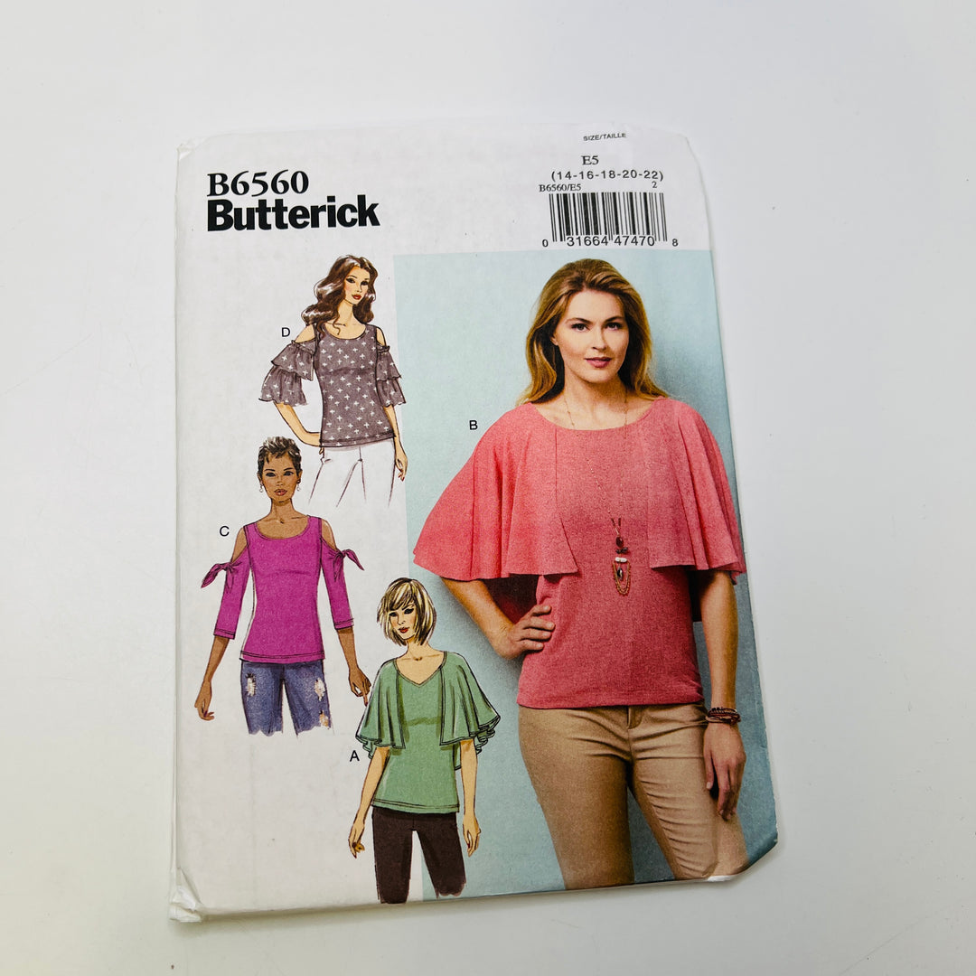Sewing Pattern - Womenswear - Butterick 6560