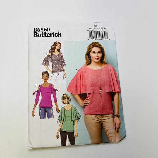 Sewing Pattern - Womenswear - Butterick 6560