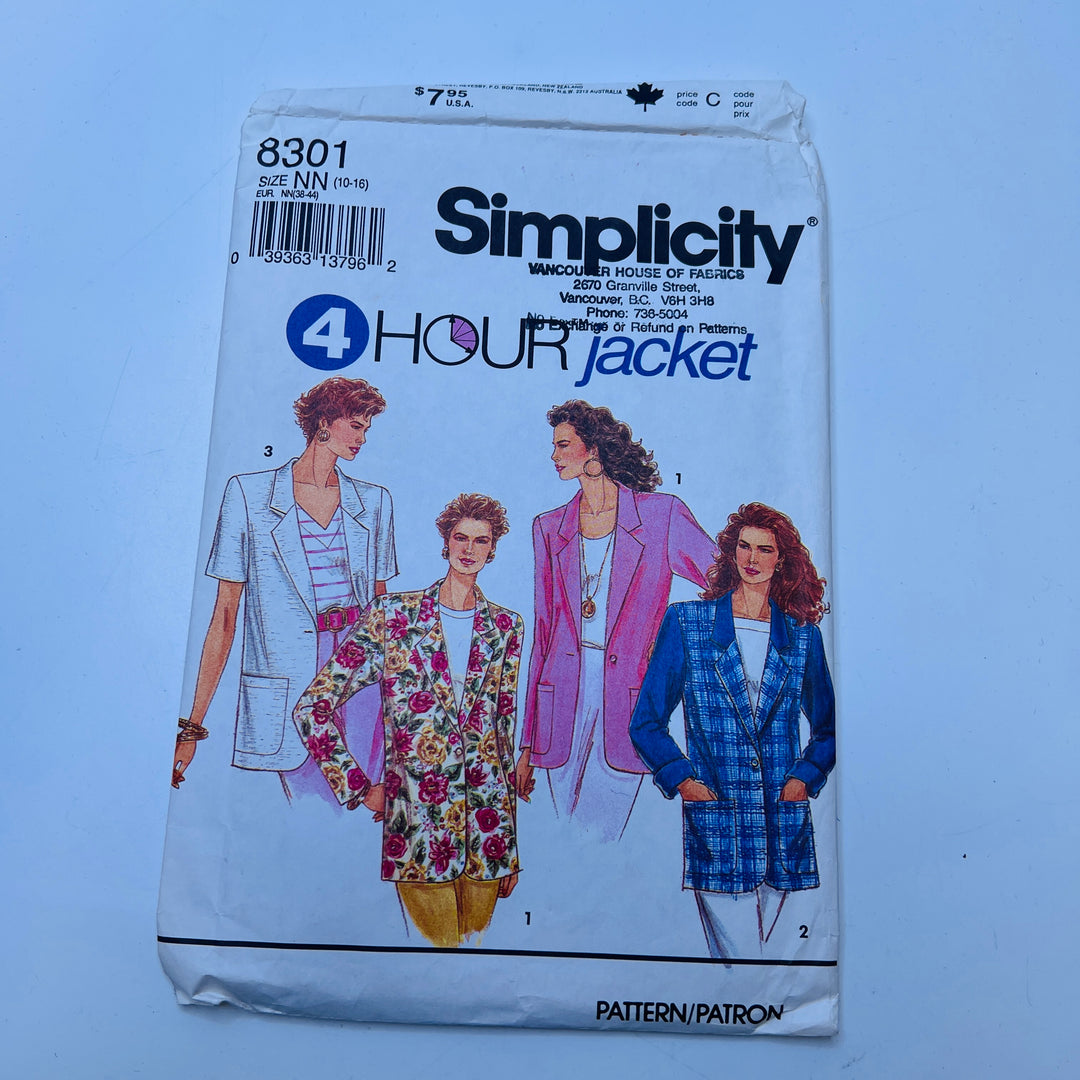 Sewing Pattern - Womenswear - Simplicity 8301