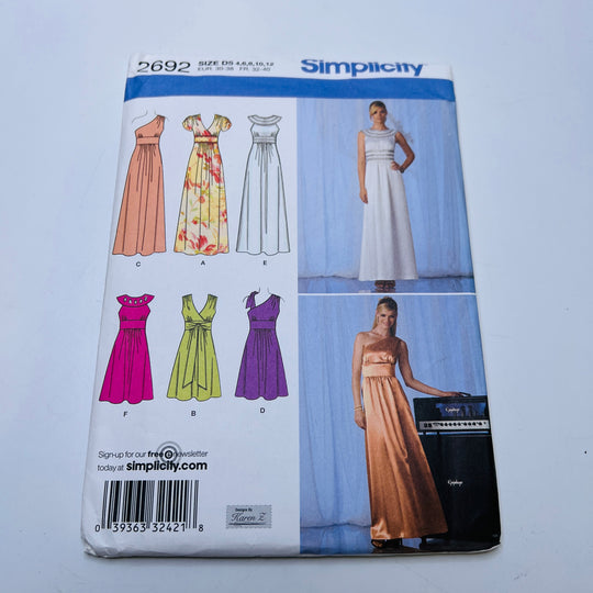 Sewing Pattern - Womenswear - Simplicity 2692