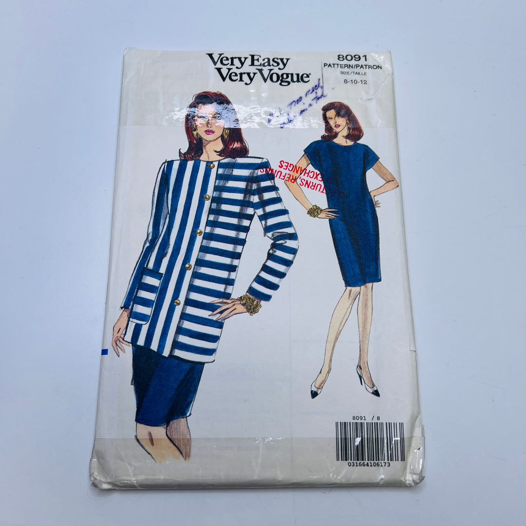 Sewing Pattern - Womenswear - Vogue 8091