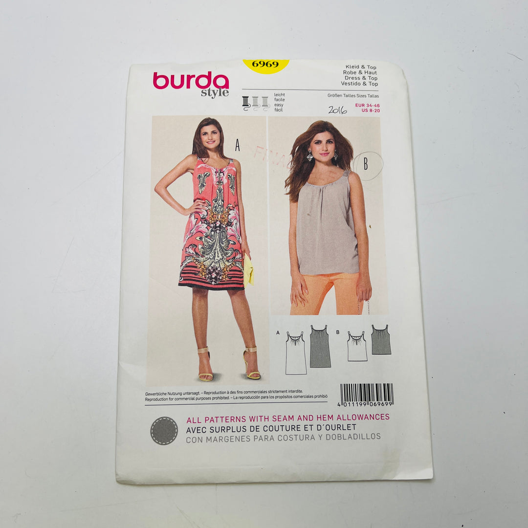 Sewing Pattern - Womenswear - Burda 6969