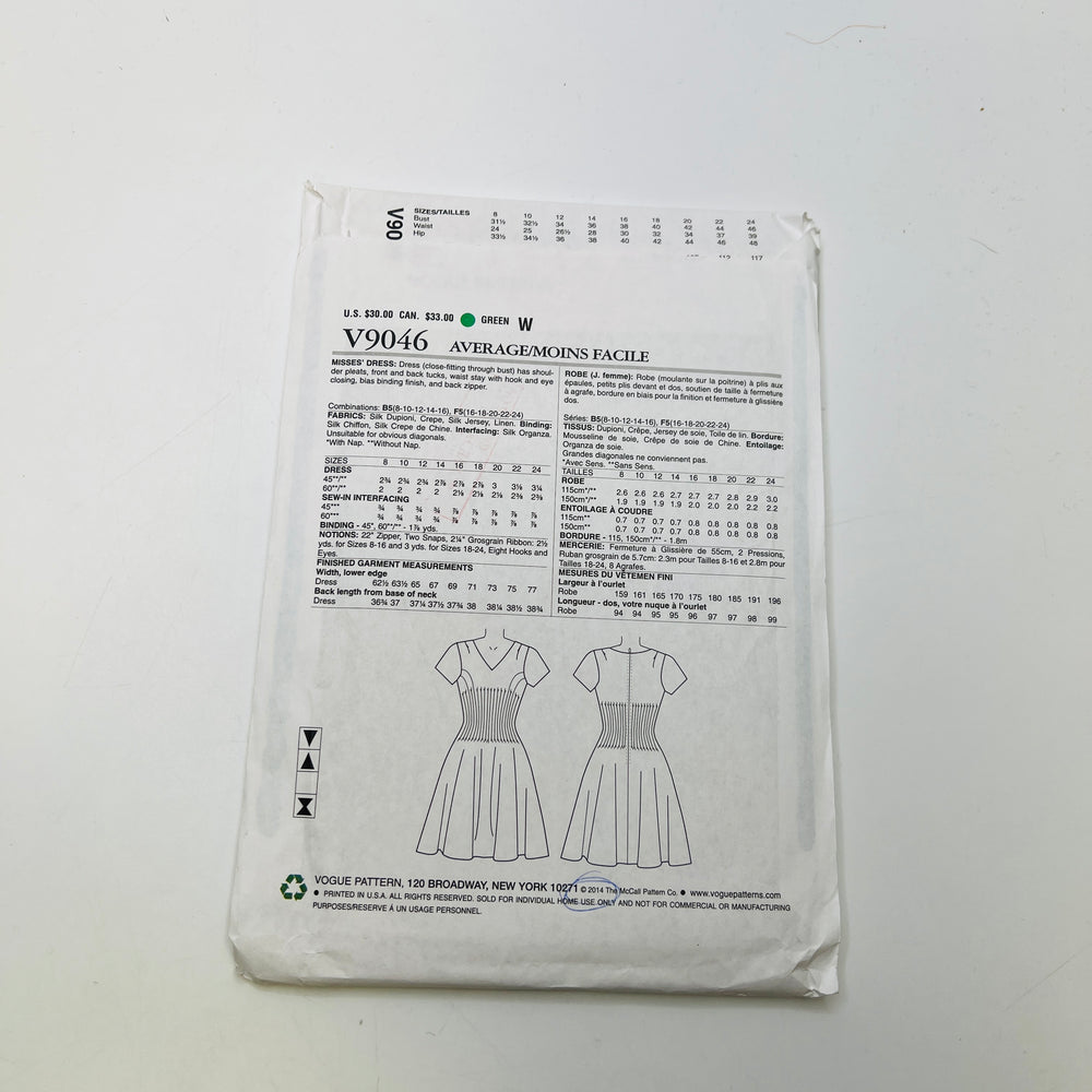 Sewing Pattern - Womenswear - Vogue 9046