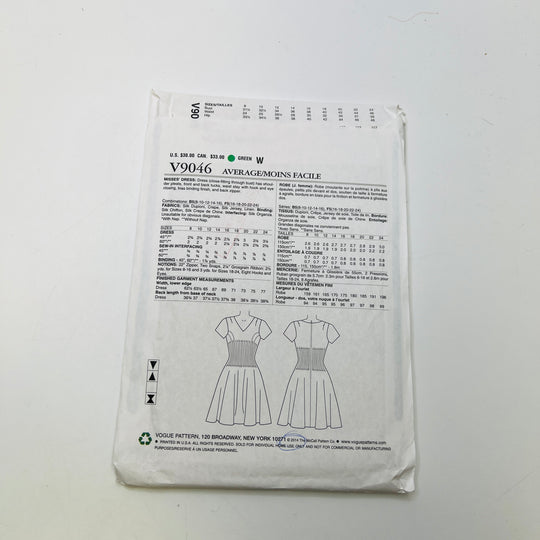 Sewing Pattern - Womenswear - Vogue 9046