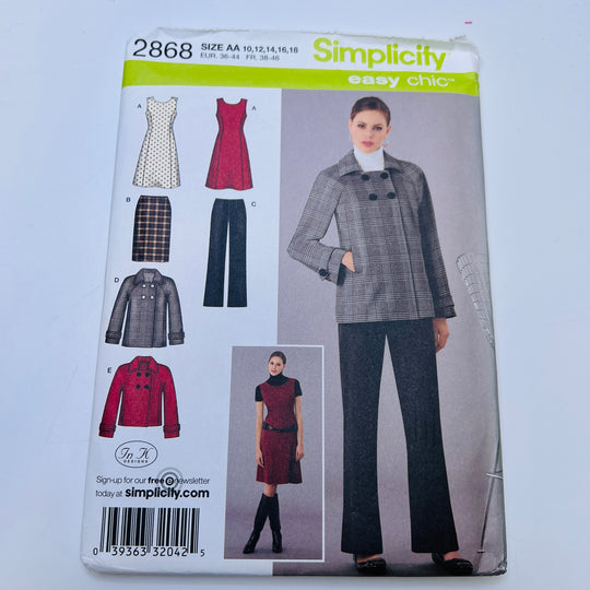 Sewing Pattern - Womenswear - Simplicity 2868
