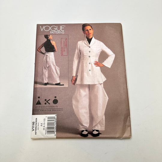Sewing Pattern - Womenswear - Vogue 1116