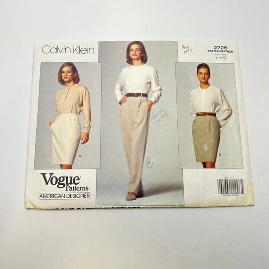 Sewing Pattern - Womenswear - Vogue 2726