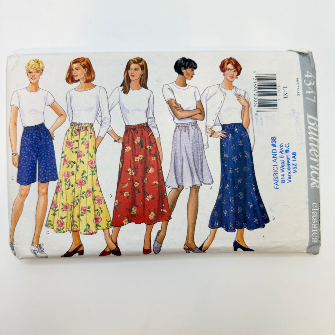 Sewing Pattern - Womenswear - Butterick 4347