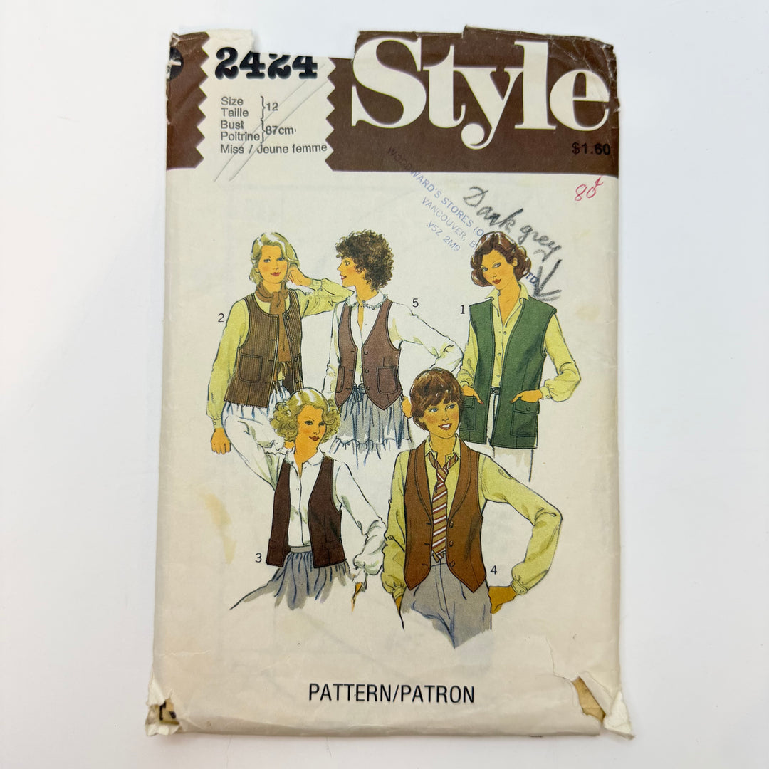 Sewing Pattern - Womenswear - Style 2424