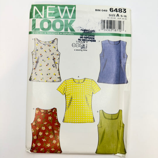 Sewing Pattern - Womenswear - New Look 6483