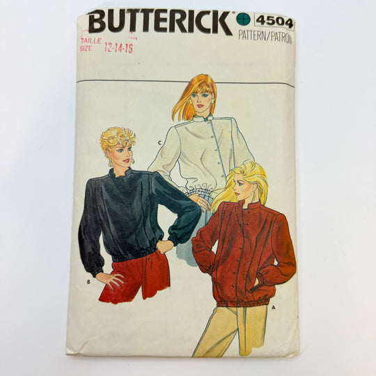 Sewing Pattern - Womenswear - Butterick 4504