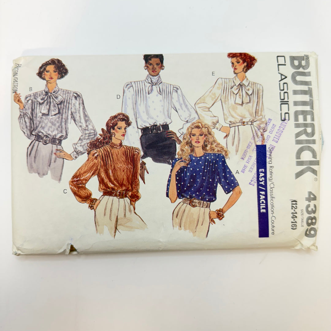 Sewing Pattern - Womenswear - Butterick 4389