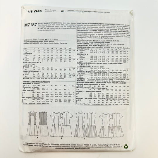 Sewing Pattern - Womenswear - McCall&