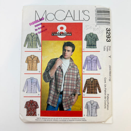 Sewing Pattern - Menswear - McCall&