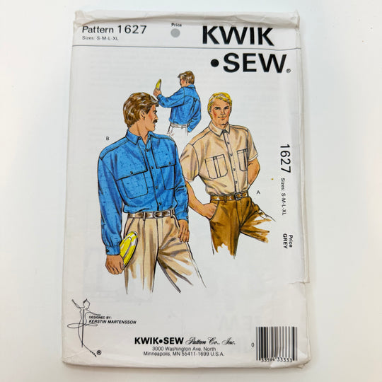 Sewing Pattern - Menswear - Kwik Sew 1627