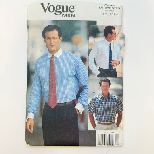 Sewing Pattern - Menswear - Vogue 7954
