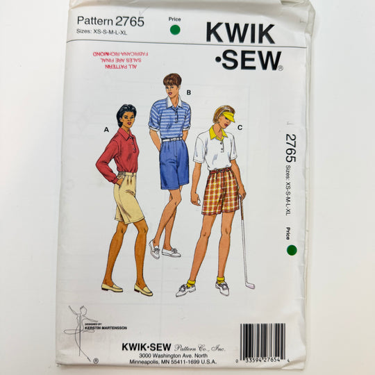 Sewing Pattern - Womenswear - Kwik Sew 2765