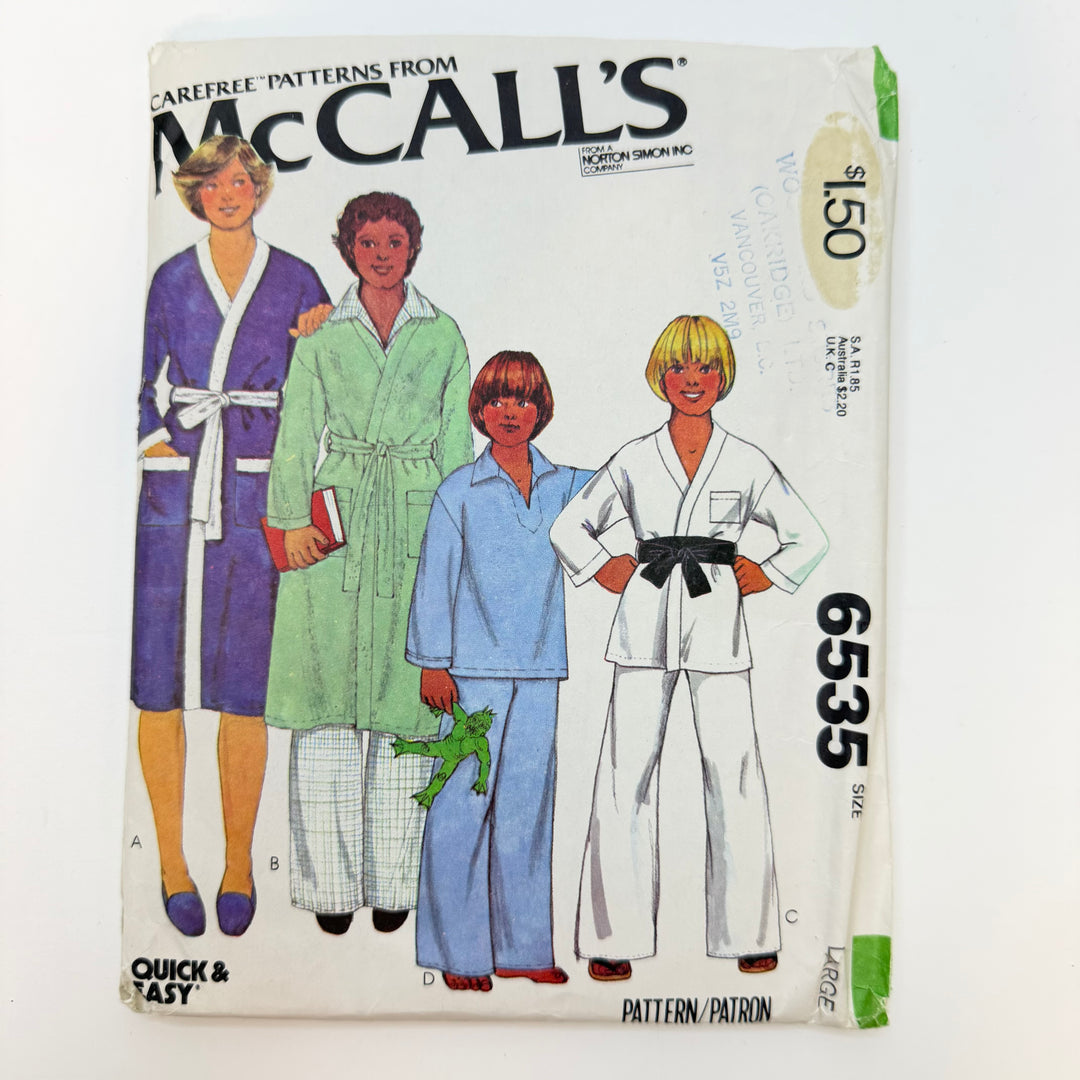 Sewing Pattern - Unisex - McCall&