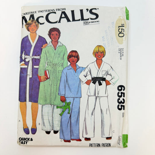 Sewing Pattern - Unisex - McCall&