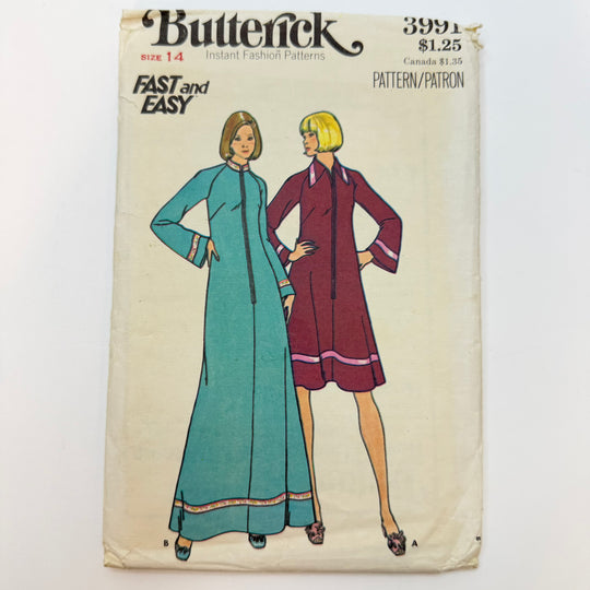 Sewing Pattern - Womenswear - Butterick 3991