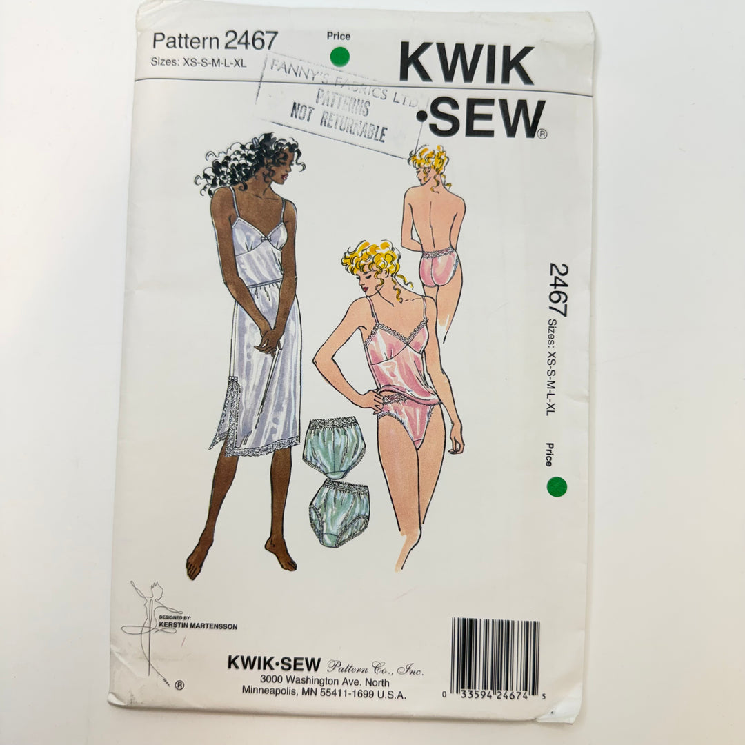 Sewing Pattern - Womenswear - Kwik Sew 2467