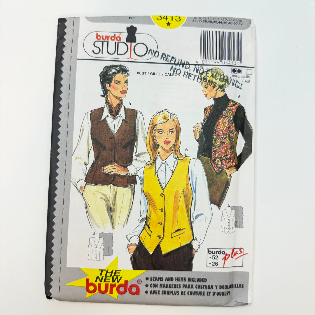 Sewing Pattern - Womenswear - Burda 3413