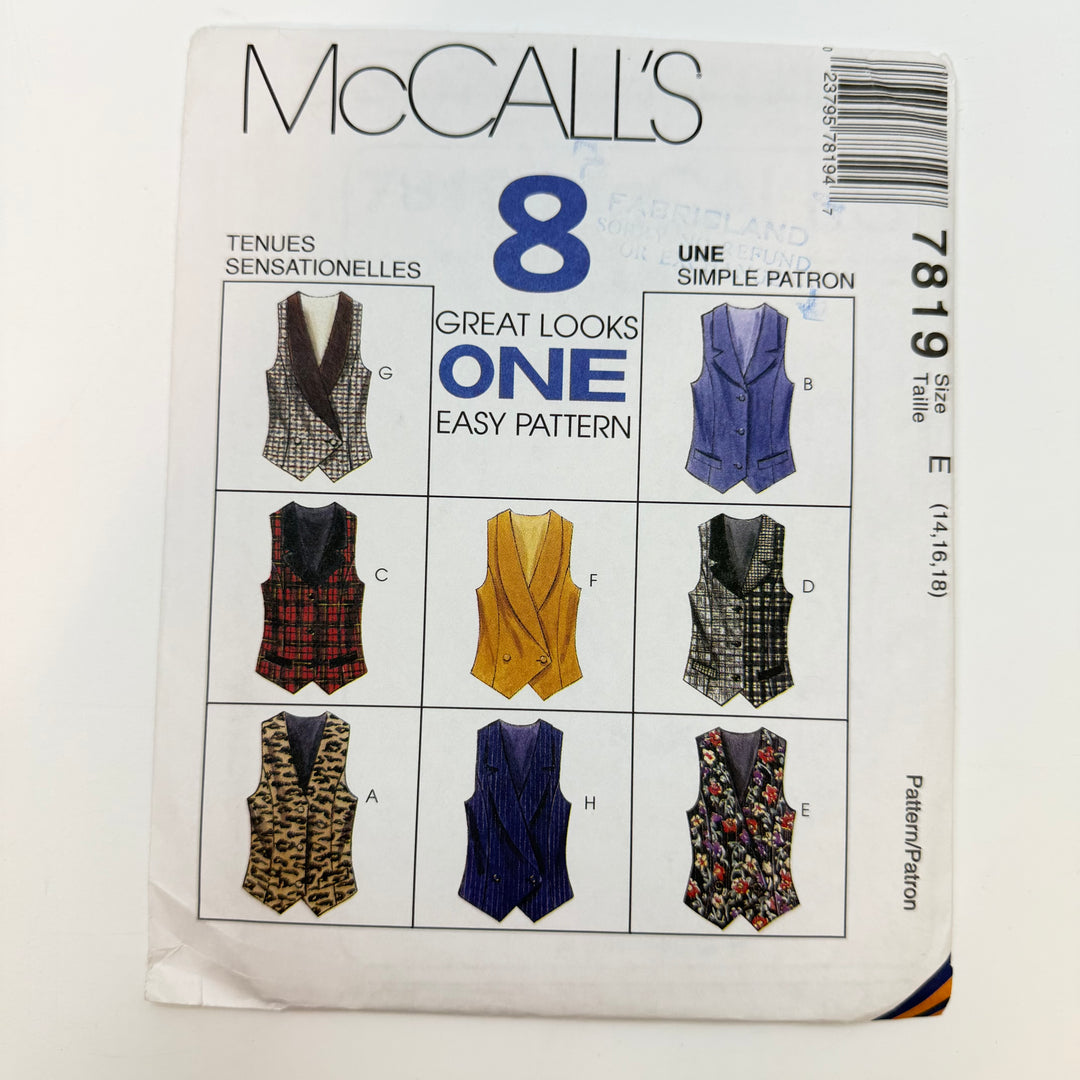 Sewing Pattern - Womenswear - McCall&