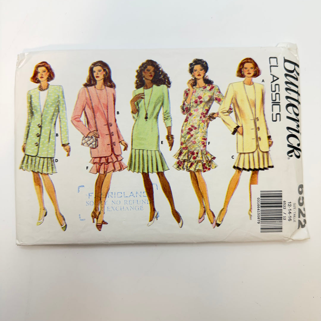 Sewing Pattern - Womenswear - Butterick 6522